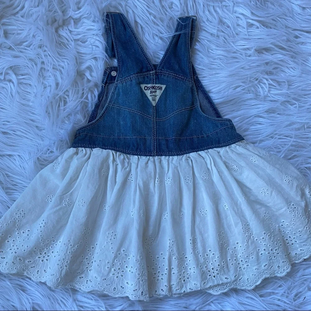 Oshkosh Baby Denim Eyelet Jumper